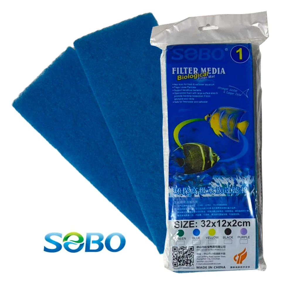 Esponja Biologica Sobo 2 Piezas 32x12cm Azul