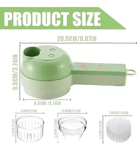 CORTADOR DE FRUTAS Y VERDURAS ELÉCTRICO  3