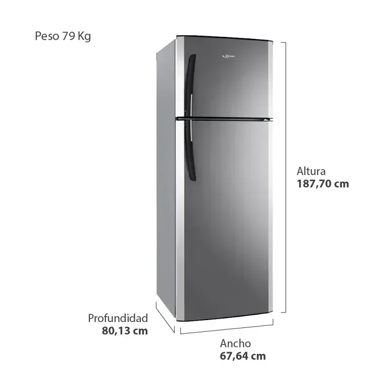 Heladera Drean No Frost 420 Lts Hdr420n30m