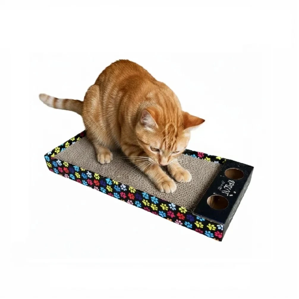 Rascador de cartón corrugado rectangular