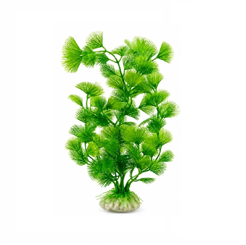 Planta decorativa de plástico verde