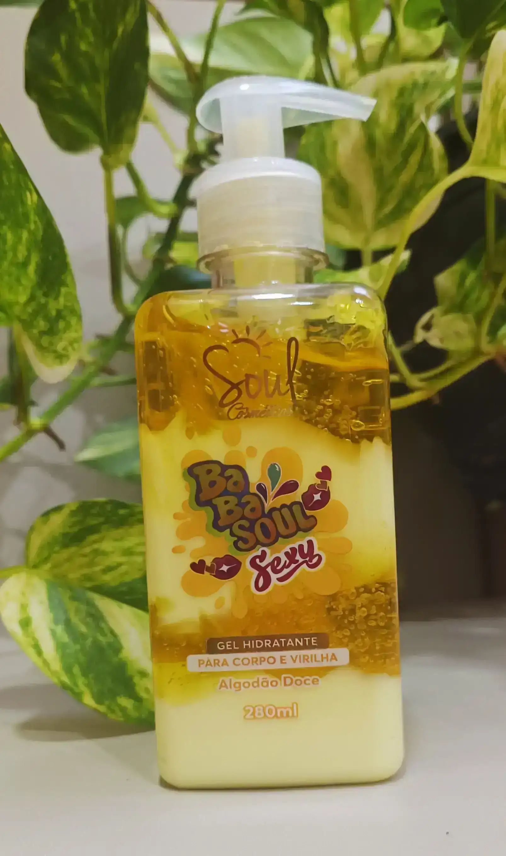 Babasoul Sexy gel hidratante corpo e virilha Algodão Doce 2