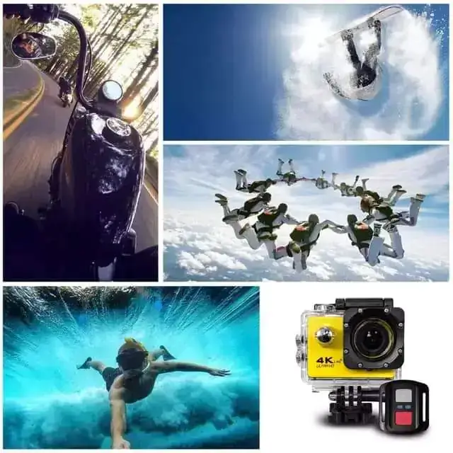📷📸CAMARA GO PRO 4K UHD 📸📷  Camara deportiva a prueba de agua de pantalla de 2,0 pulgadas 4K WiFi Cámara de Acción.  Precio: 280BS  PEDIDOS:  wa.link/svfg1s                      69442828  ⚠️FUNCIONA A WI FI ⚠️CALIDAD 4K UHD ⚠️ACCESORIOS PARÁ ACOPLAR LA CAMARA DONDE QUIERA ⚠️RESISTENTE AL AGUA  Resolución  de Video 4K (3840x2160) Resolución  de Fotos 12 Mpx Grabación Cíclica Pantalla 2" pulgadas 170 º de Angulo de Visión Resistente 30 metros bajo el agua Salida para TV HDMI 4