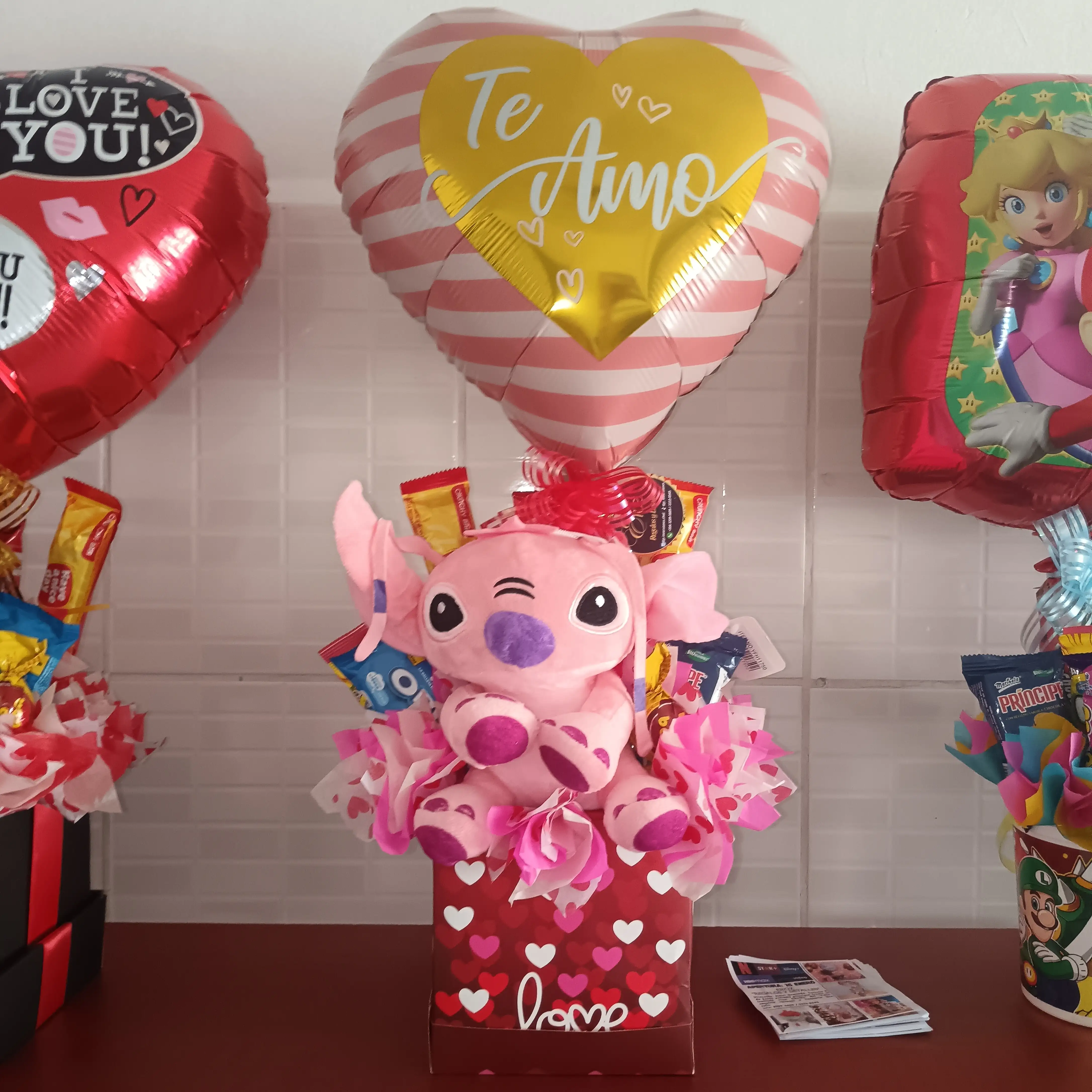 ARREGLOS PELUCHE STITCH  2