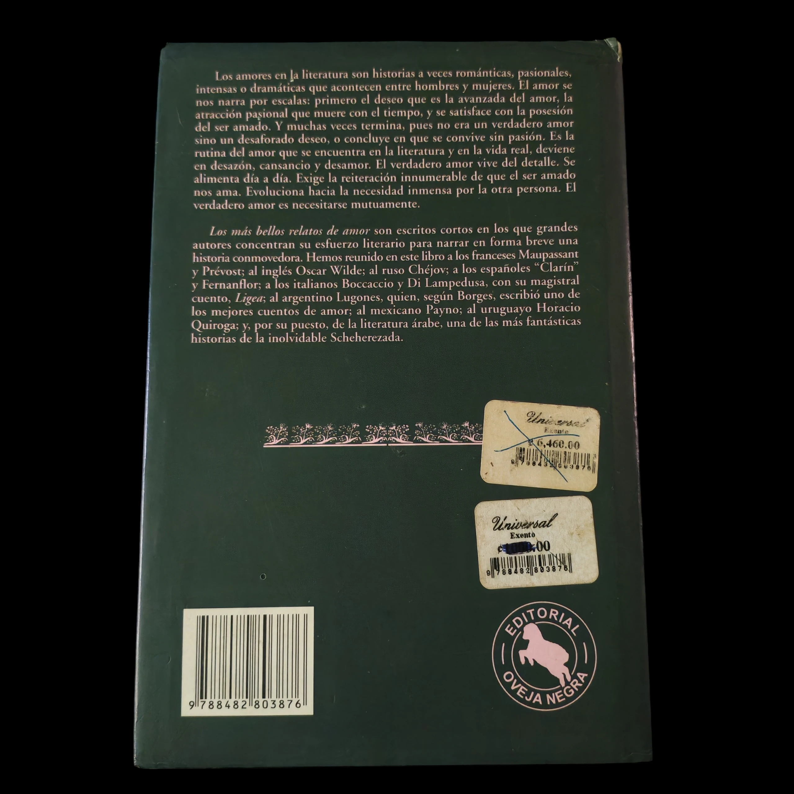 Los más bellos relatos de amor, varios autores usado  2