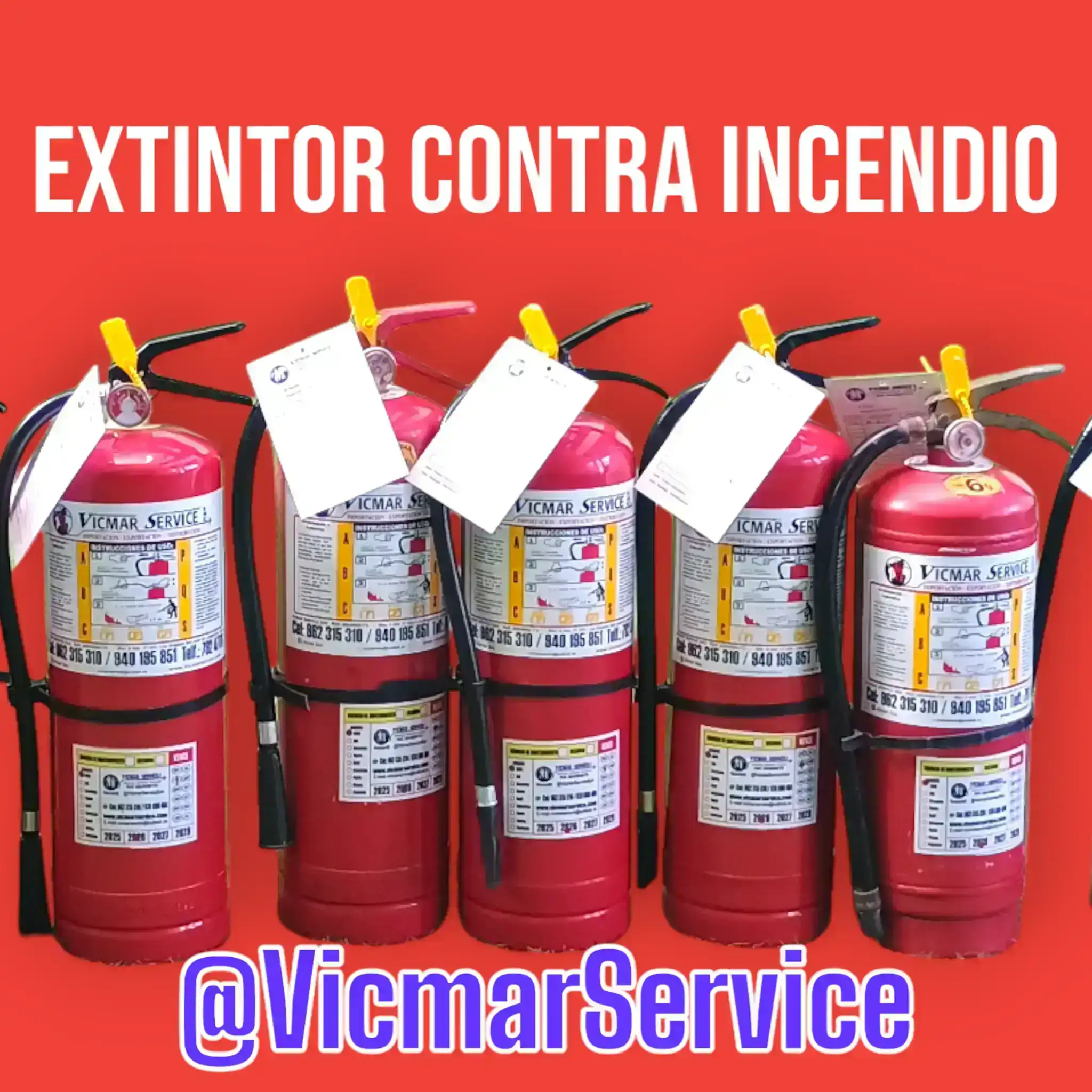 Recarga de Extintores PQS "ABC"