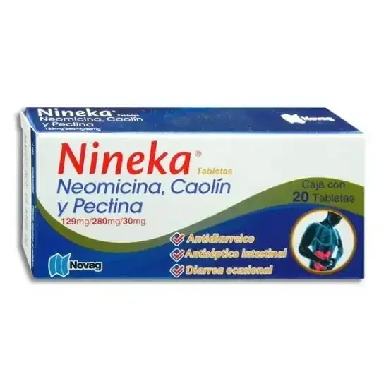 Nineka Neomicina, Caolín y Pectina