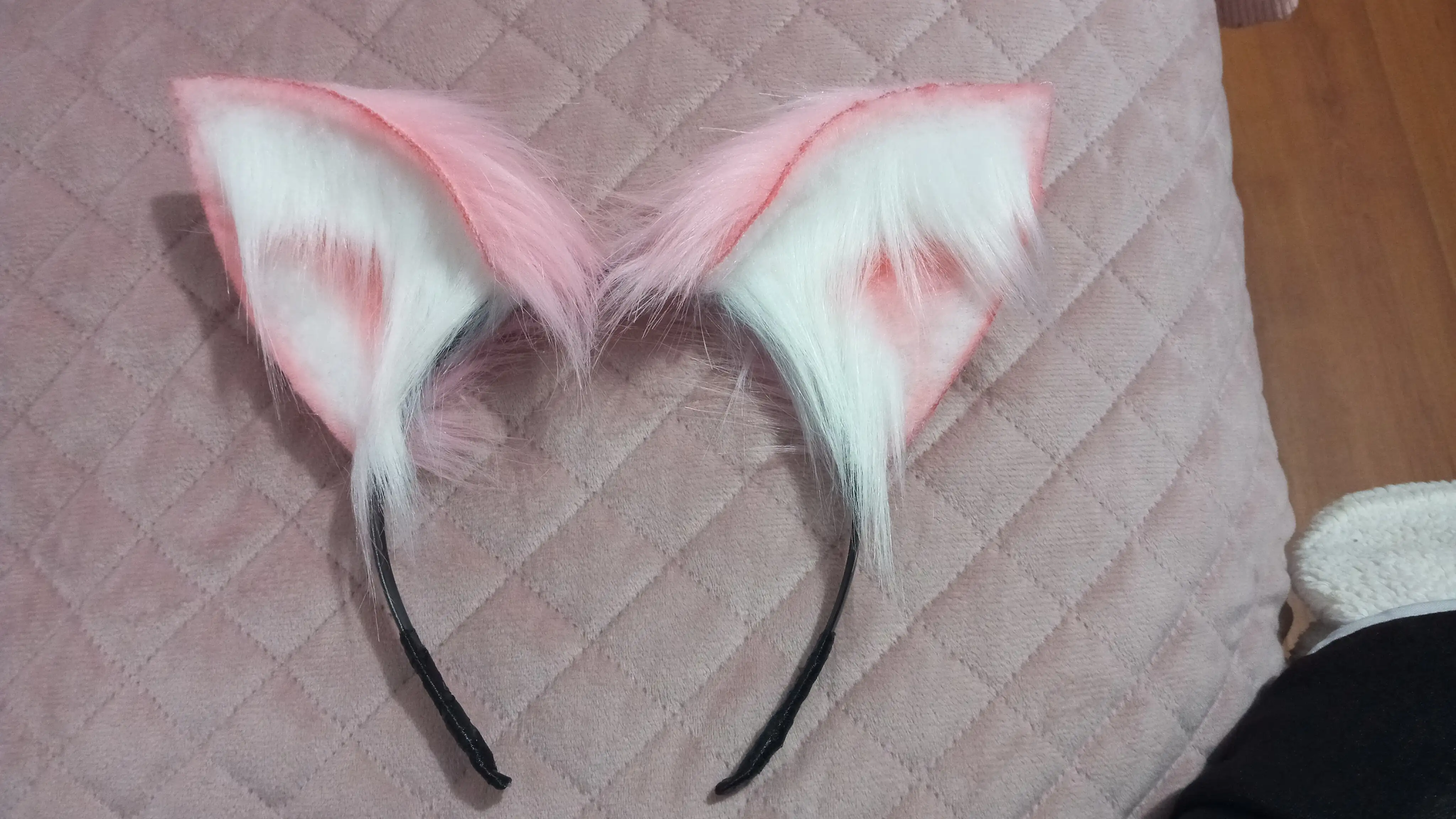 Orejitas rosa blanco 4
