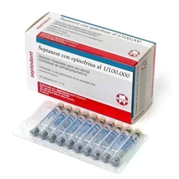 SEPTANEST CON EPINEFRINA al 1/100 000 X UN BLISTER (10 UN.)