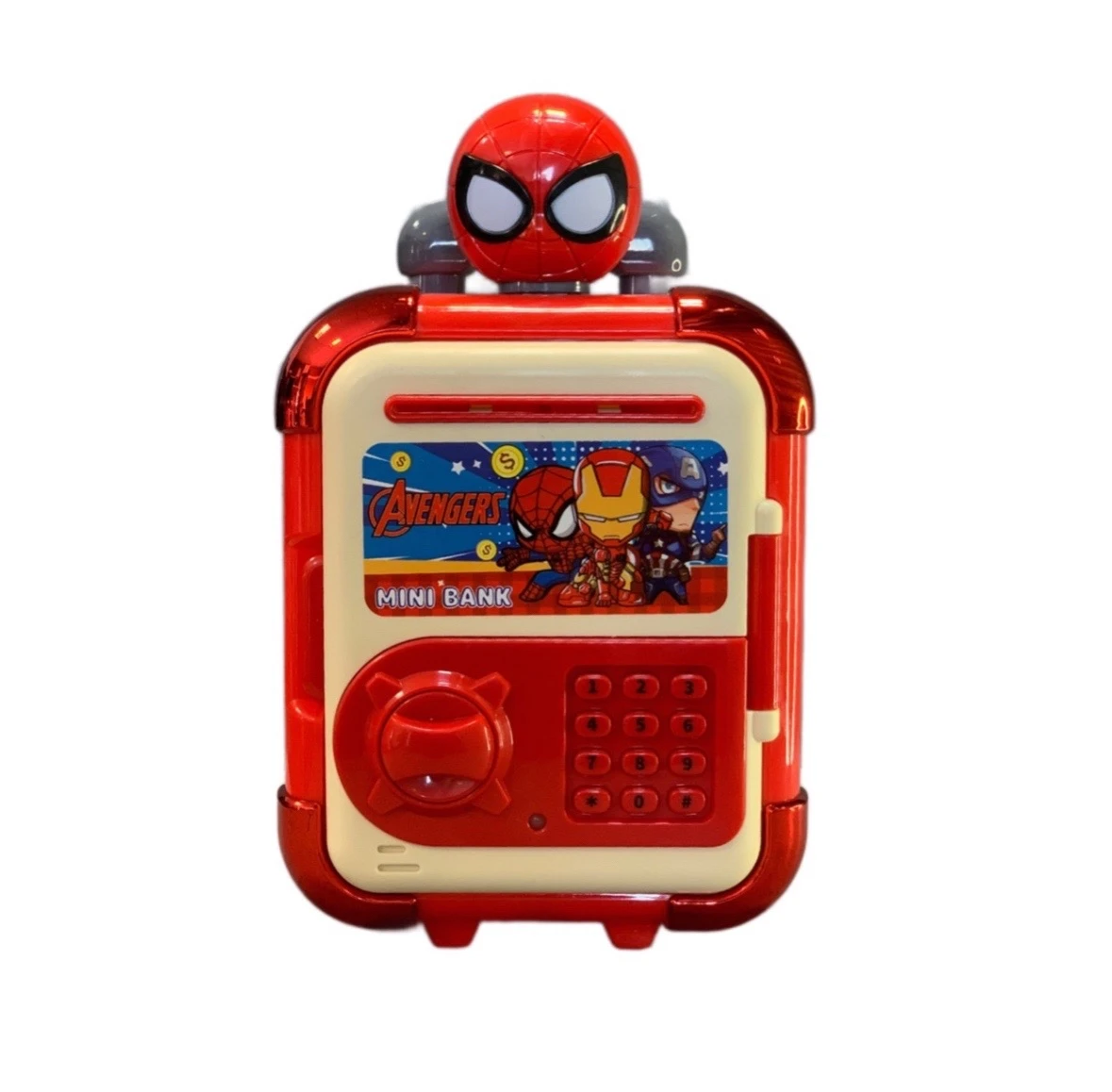 Alcancia spiderman musical y con luz 