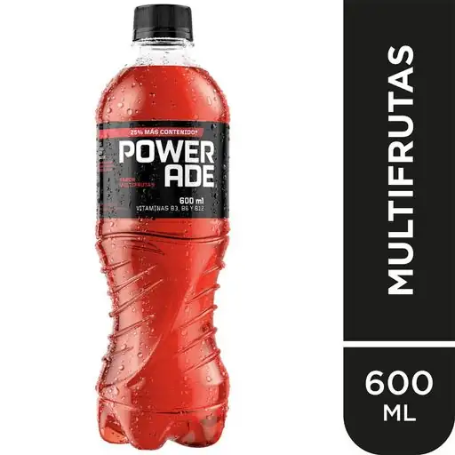 Bebida Rehidratante POWERADE Frutas Botella 600ml