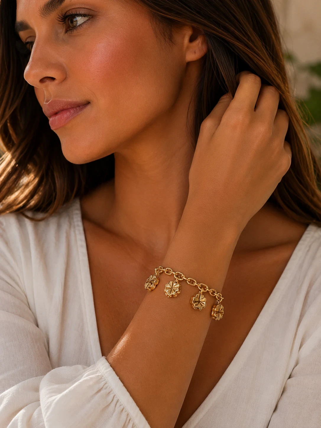 Pulsera oro laminado 