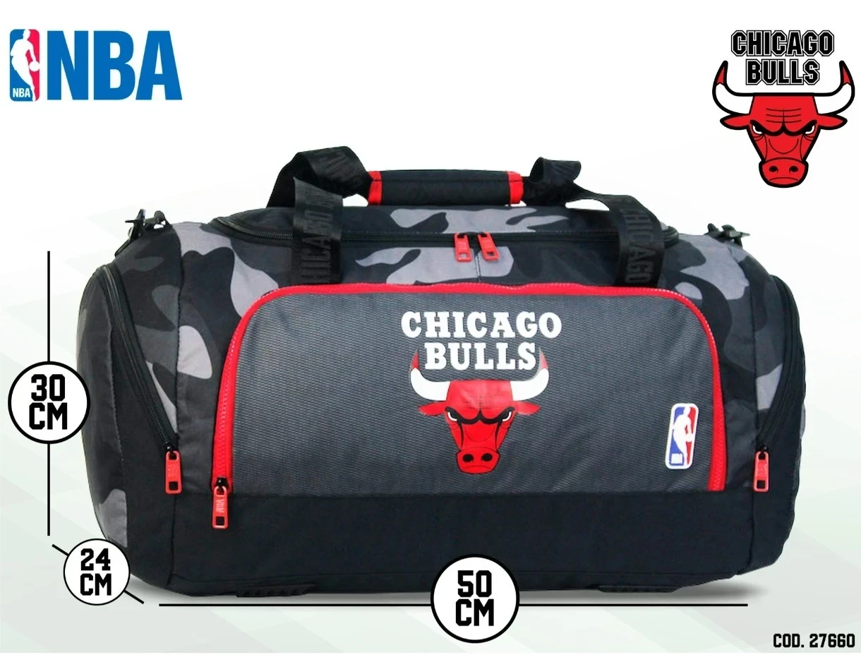 Bolso Deportivo Nba Chicago Bulls  Botinero  5