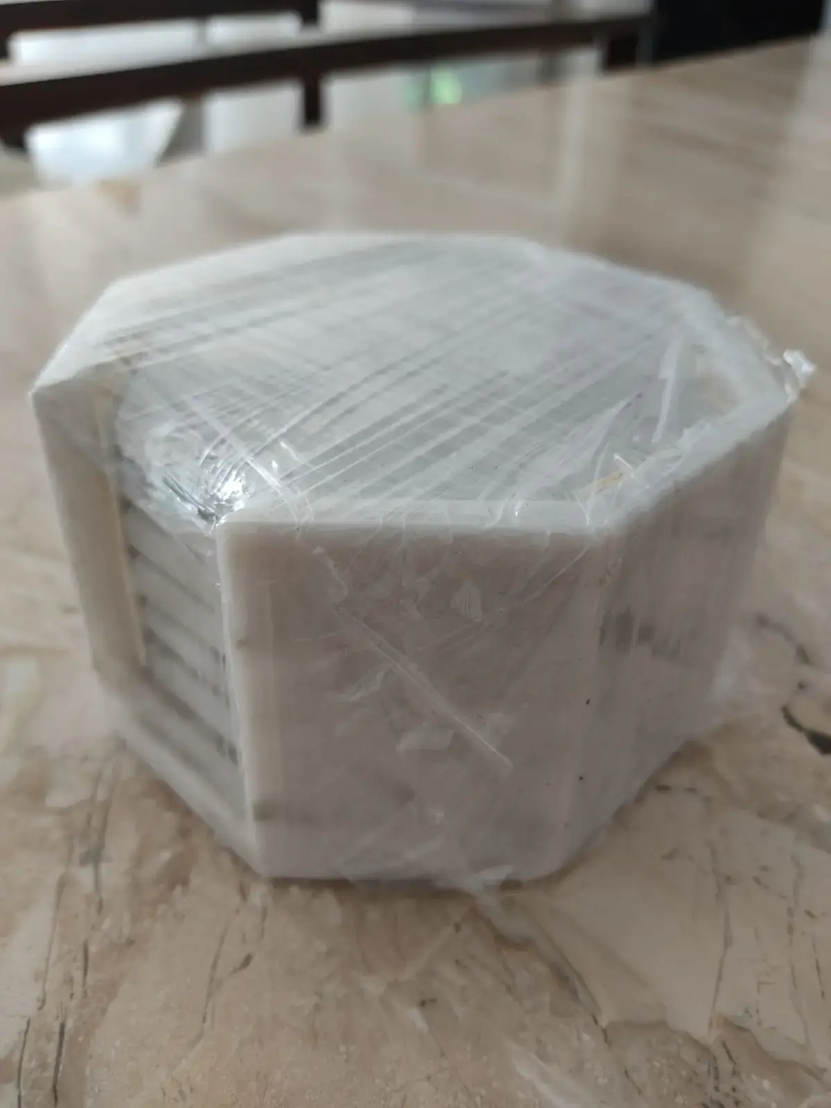 Porta vasos octagonal 6 pzas 2