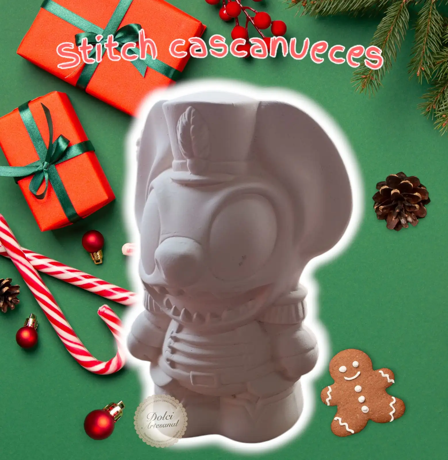 Stitch navideño  3