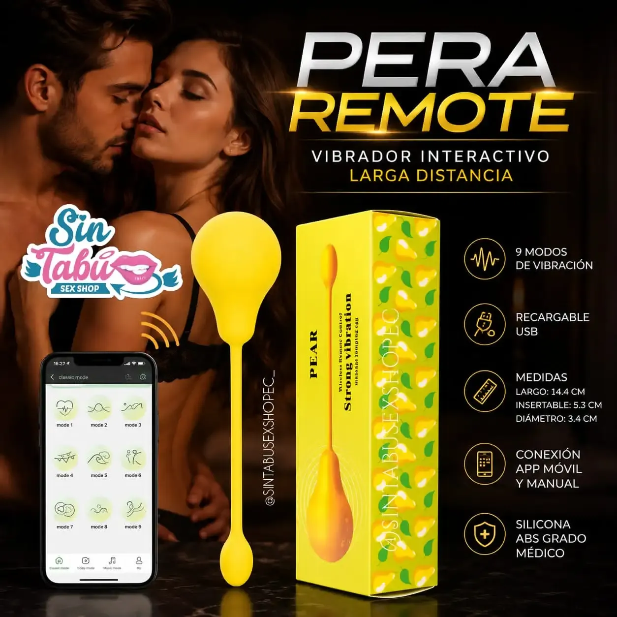 VIBRADOR INTERACTIVO PERAREMOTE