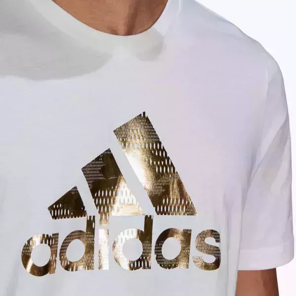 Polera Adidas logo Metalizado  2