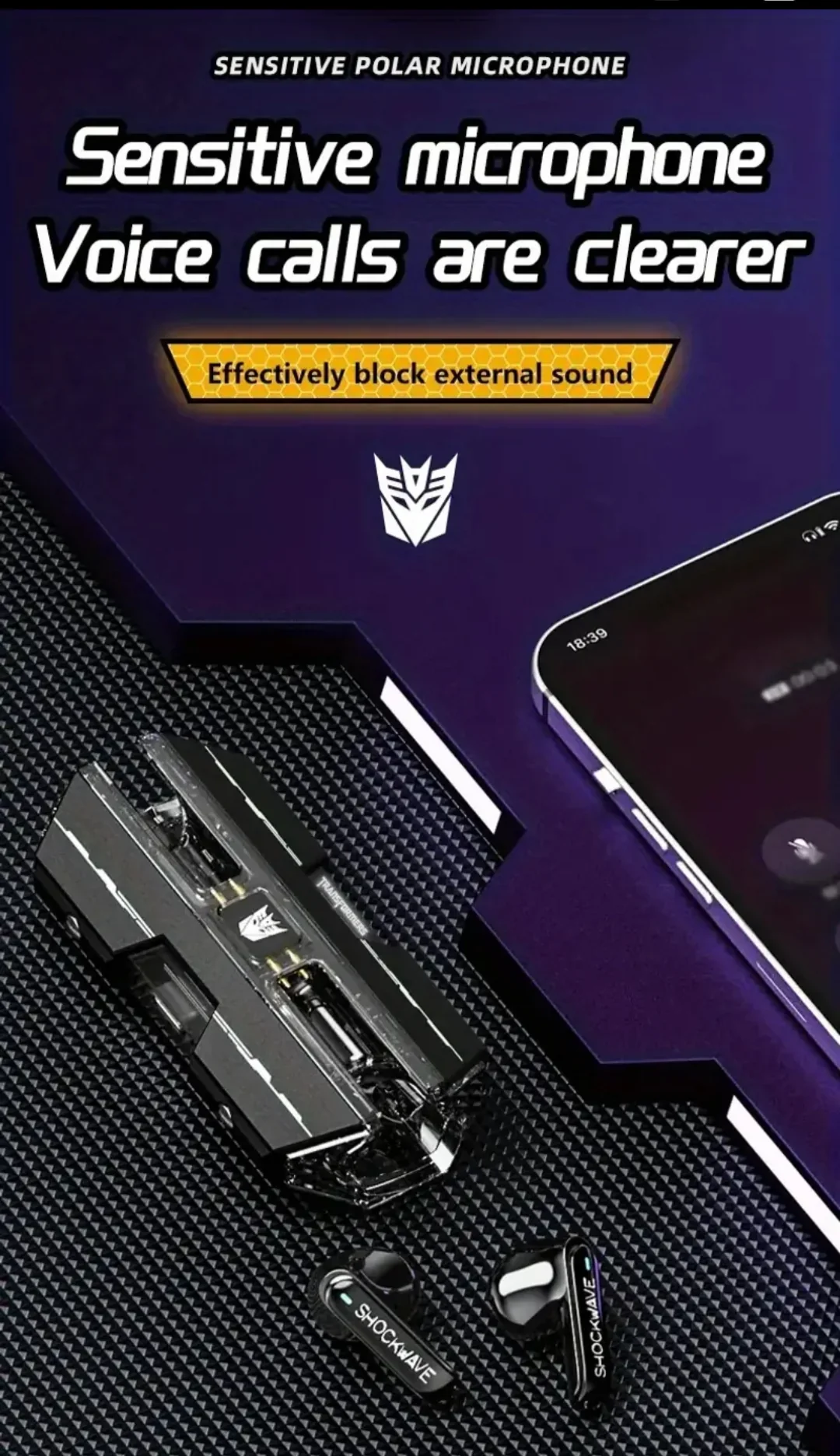 Airpods Transformers Earpods TF-T01 6
