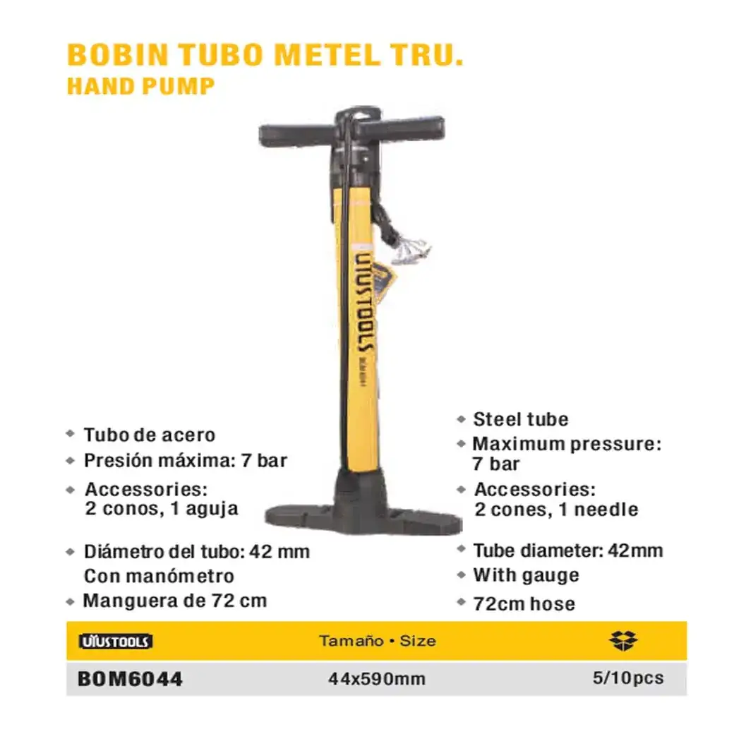 INFLADOR de MANO UYUST Amarillo 44X590
