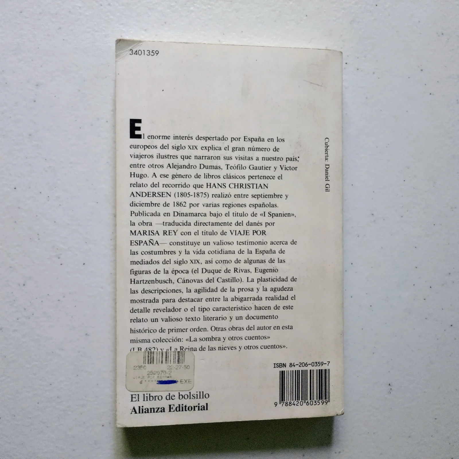 Viaje por España, Hans Christian Andersen, usado 2