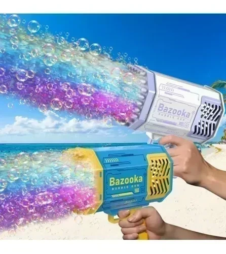 MÁQUINA DE BURBUJAS 69 AGUJEROS ROCKET BUBBLE GUN