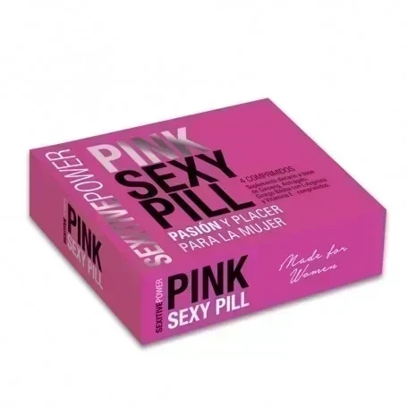 Capsulas Vigorizantes Femeninas Pink Sexy Pill x4