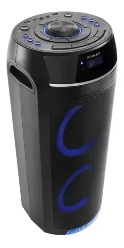 Parlante Noblex MNT390 portátil con bluetooth negro 220V