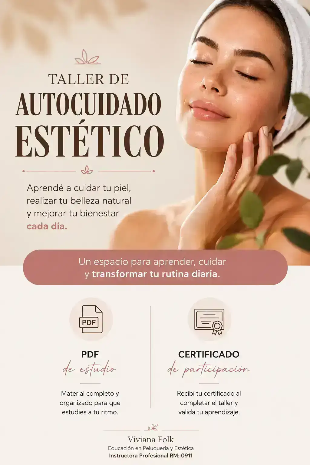 AUTOCUIDADO ESTÉTICO | TALLER ONLINE 