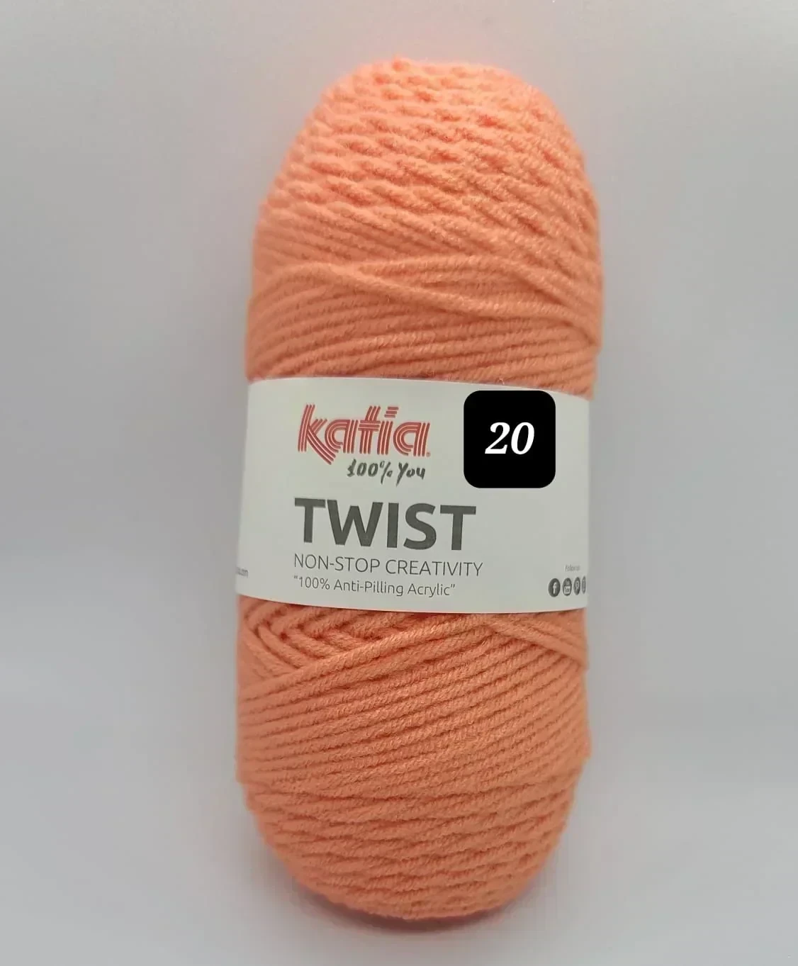 TWIST 20 NARANJA CLARO