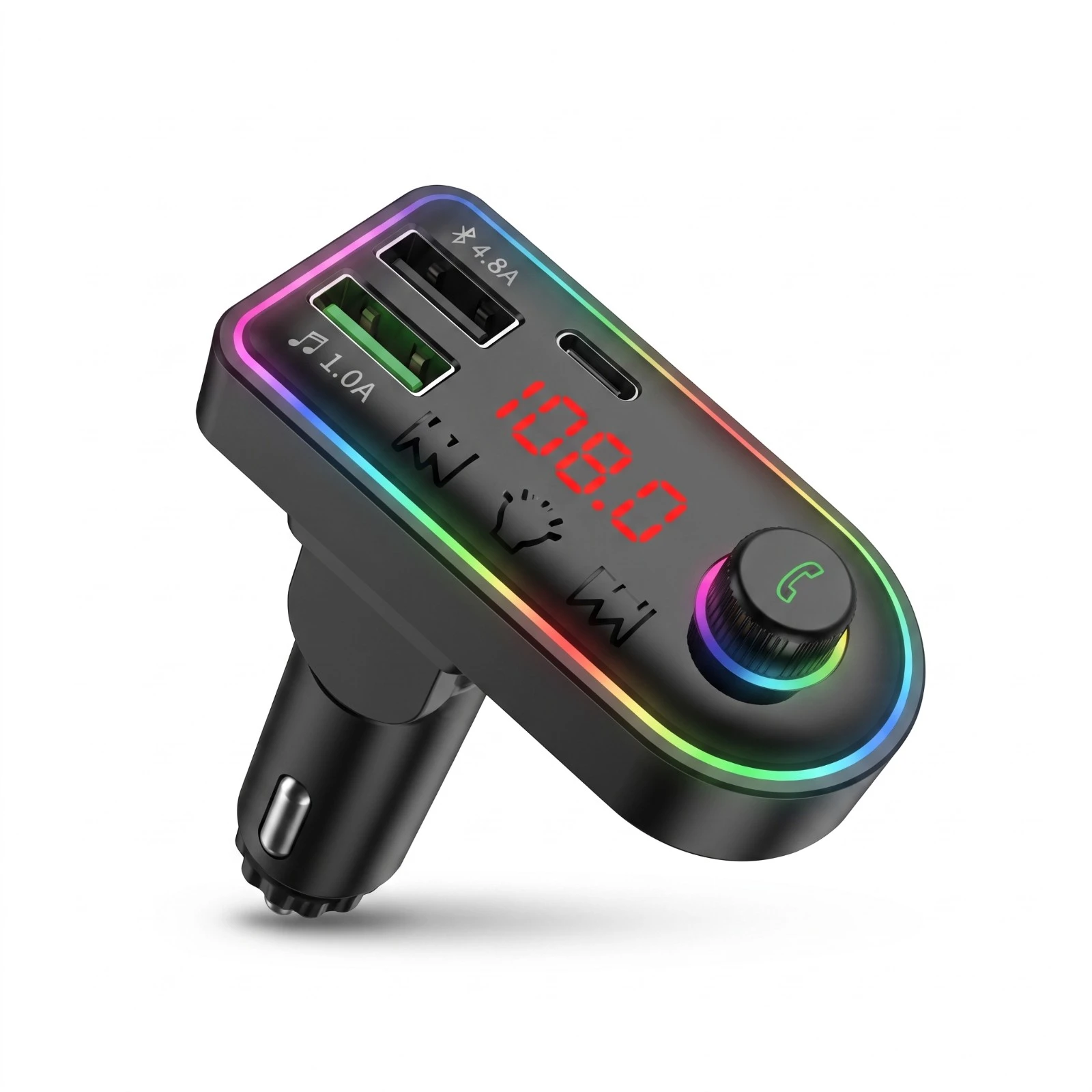 Transmisor FM Bluetooth EWTTO ET-D7457B | Electrónica Joma