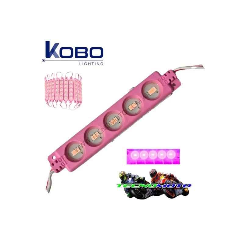 MODULO LED COB ROSA 5LED KD13902-12PINK     -50198
