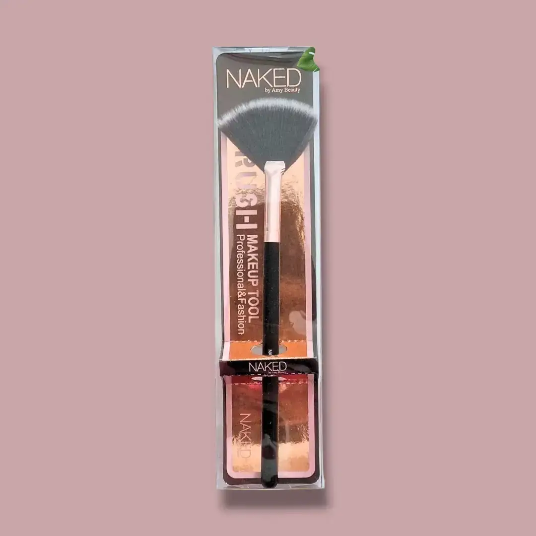 Brocha Abanico para Maquillaje. Marca: Naked 2
