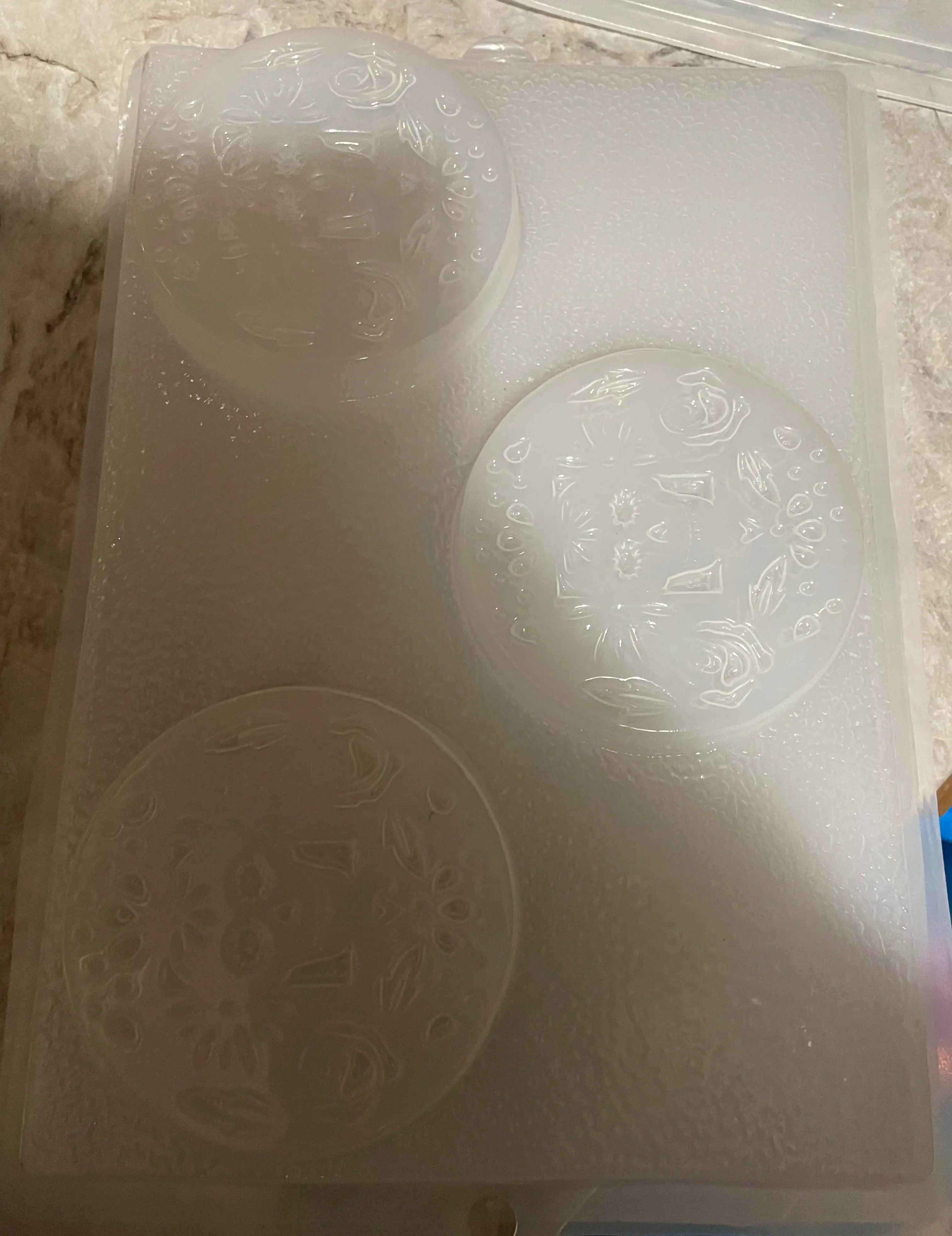 Molde papel picado circulo altar 