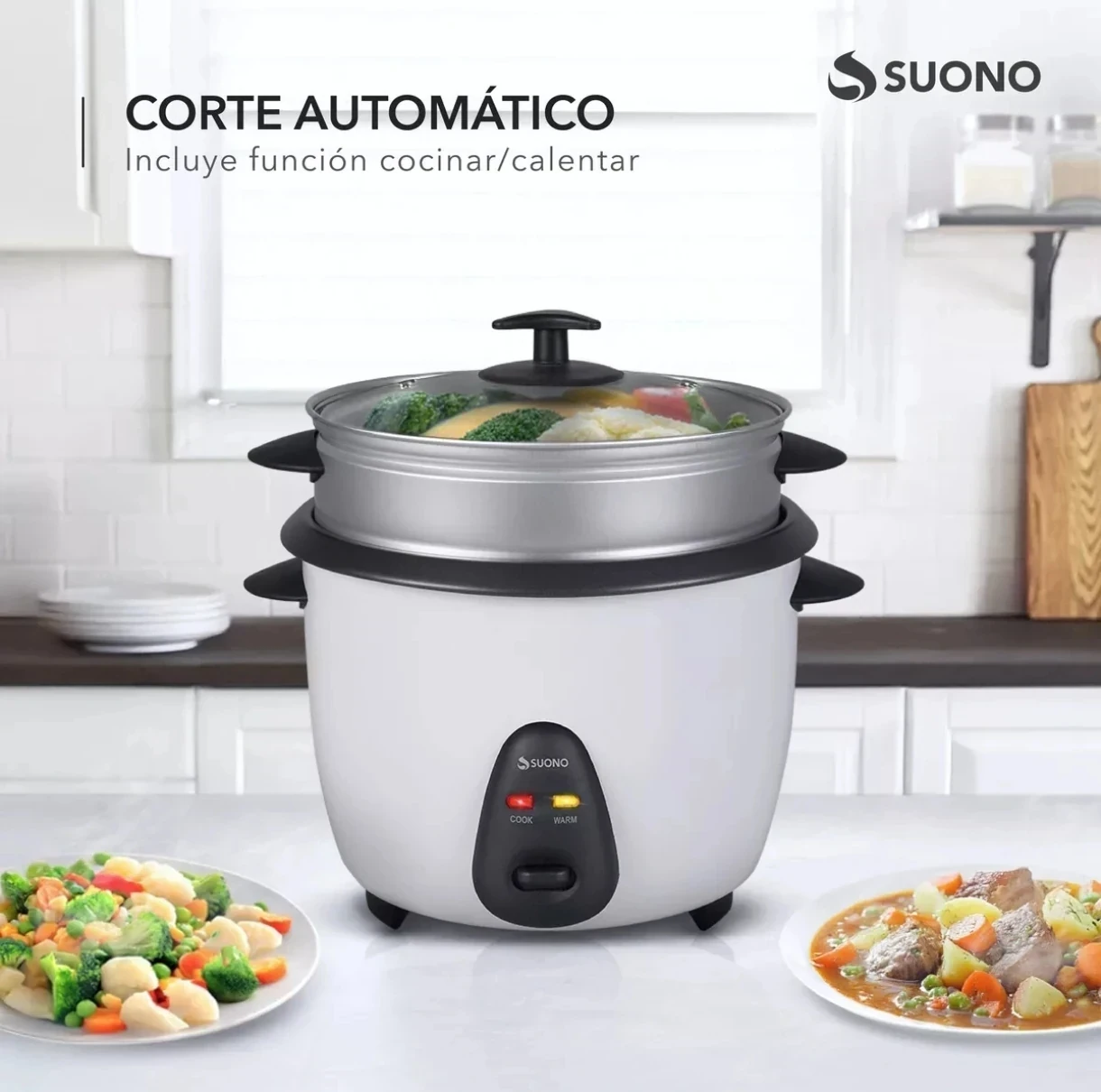 Olla arrocera y vaporera Suono 5