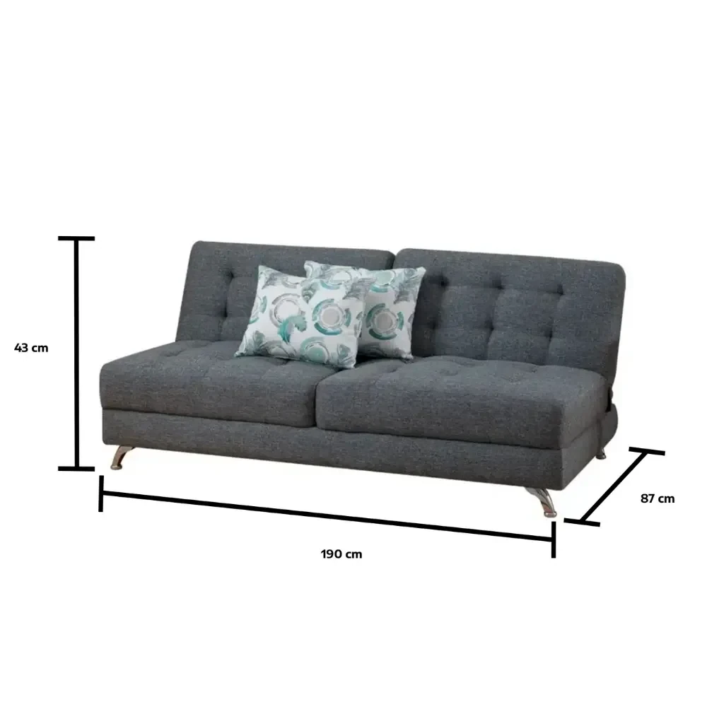 Sofá Cama Mónaco Gris Iris 2
