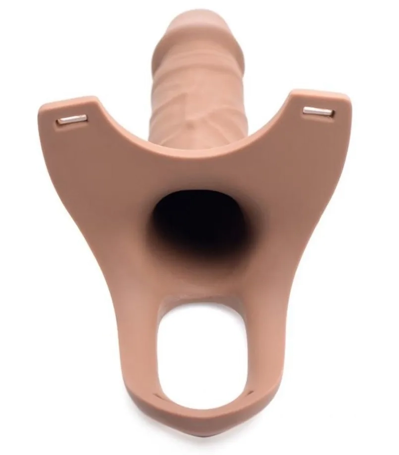 Hollow Silicone Dildo Strap On 4
