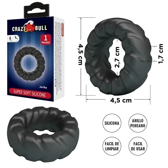 Anillo de Silicona Suave - Erecciones Firmes y Duraderas