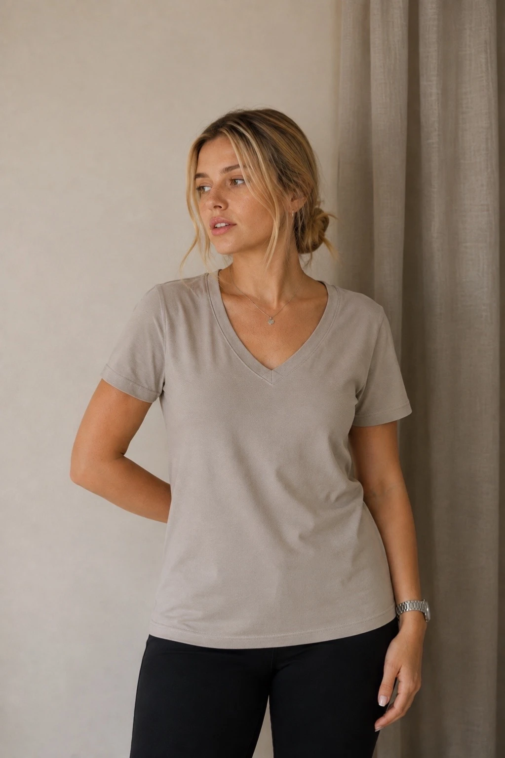 REMERAS ALGODON CON LYCRA