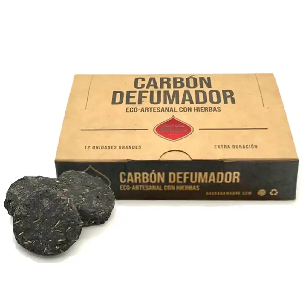 Carbon defumador con hierbas 