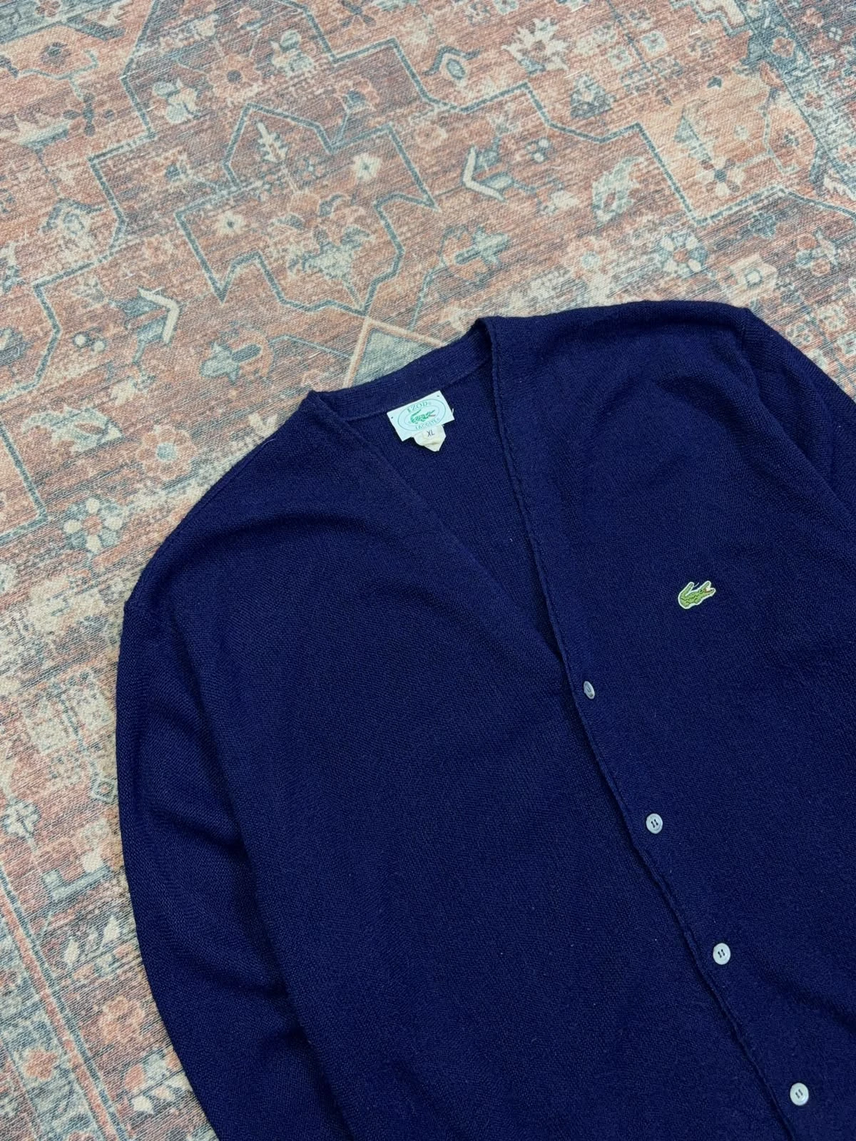 VINTAGE IZOD LACOSTE CARDIGAN 3