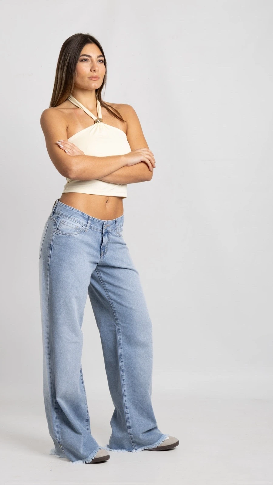 VERSUS JEANS WIDE LEG CLARO