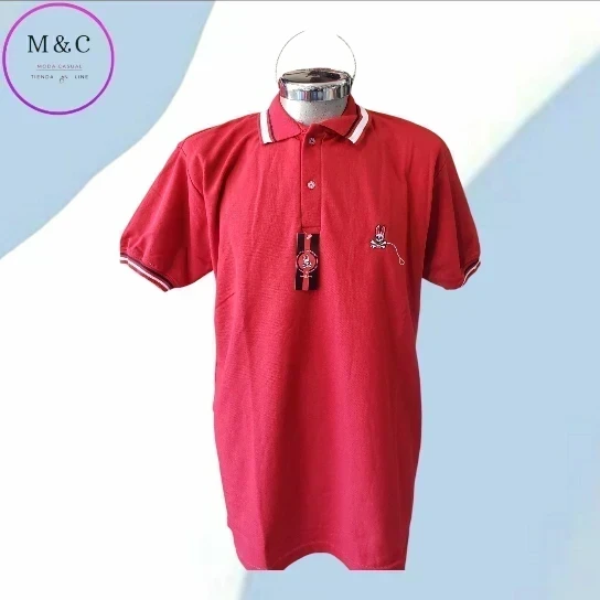 Playera T- XL Polo diseño cuello y mangas 3