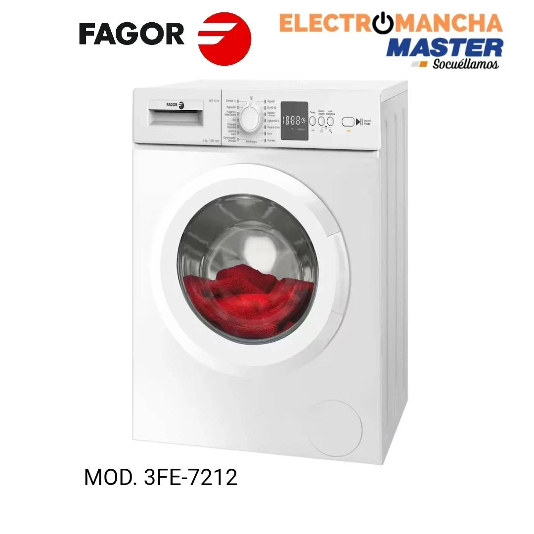 LAVADORA FAGOR 3FE-7212 7 KILOS 1200 RPM  2