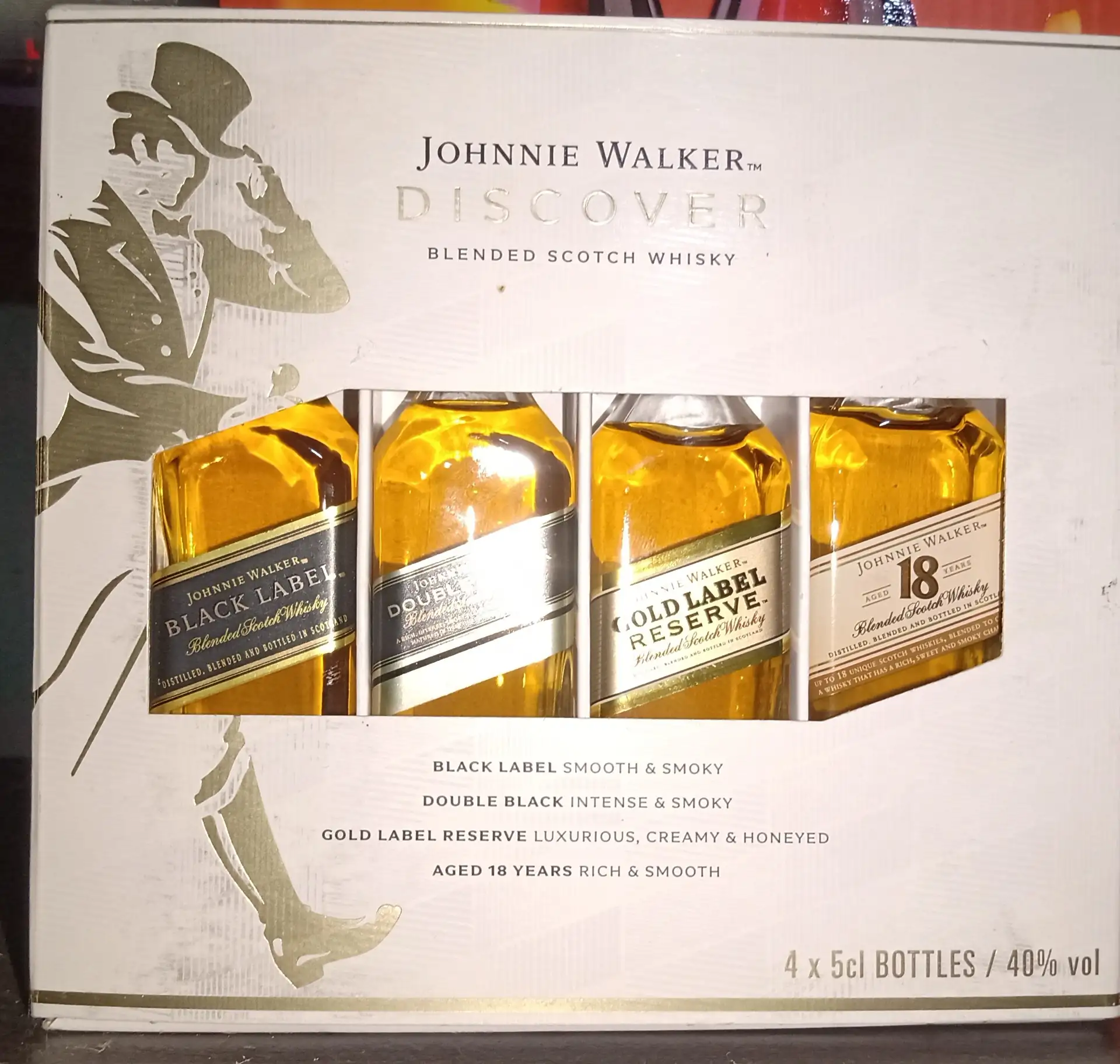 Caja de whiskys pequeños 