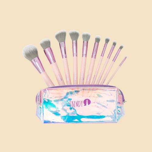 Kit de brochas tornasol x 10 de Trendy