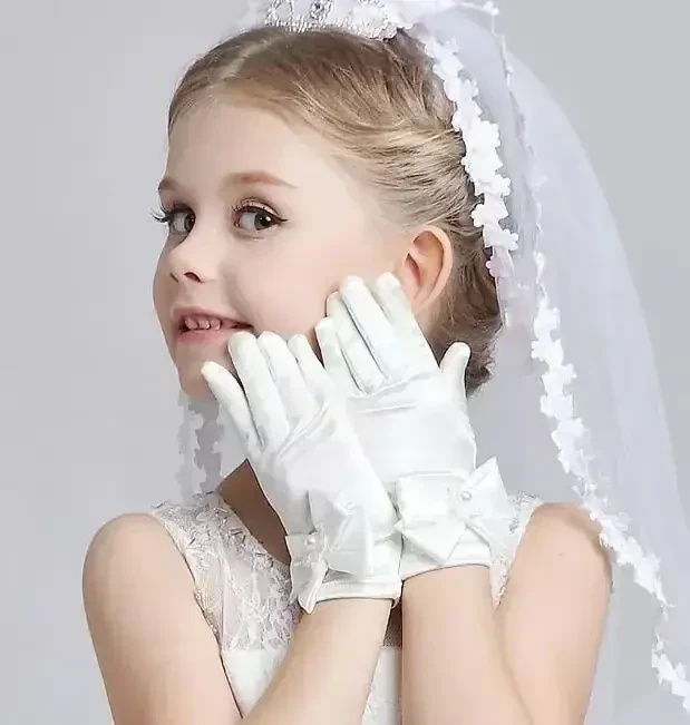 GUANTES DE CEREMONIA CORTOS