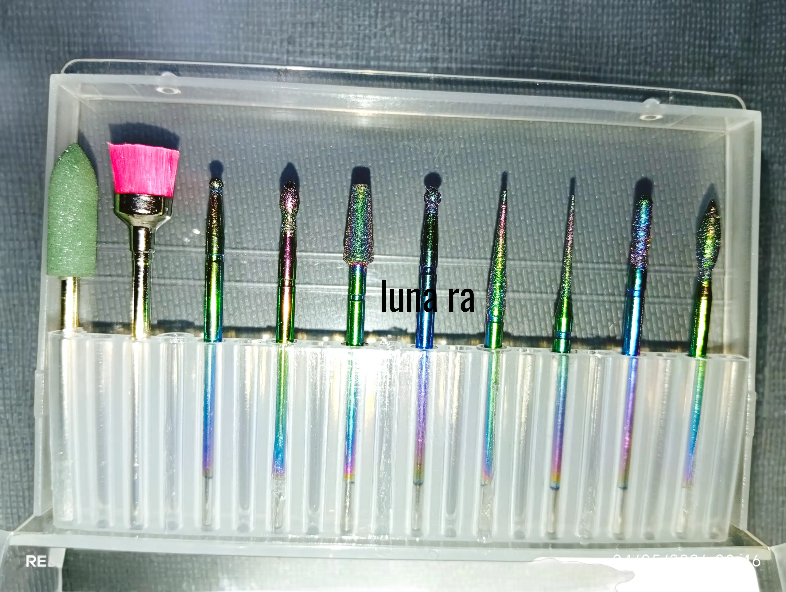 KIT DE BROCAS PARA DRILL DE UÑAS  3
