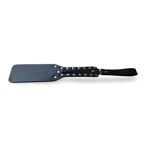 Palmeta Luxury Aplaudidora Con Tachas Eco Cuero Negro 3