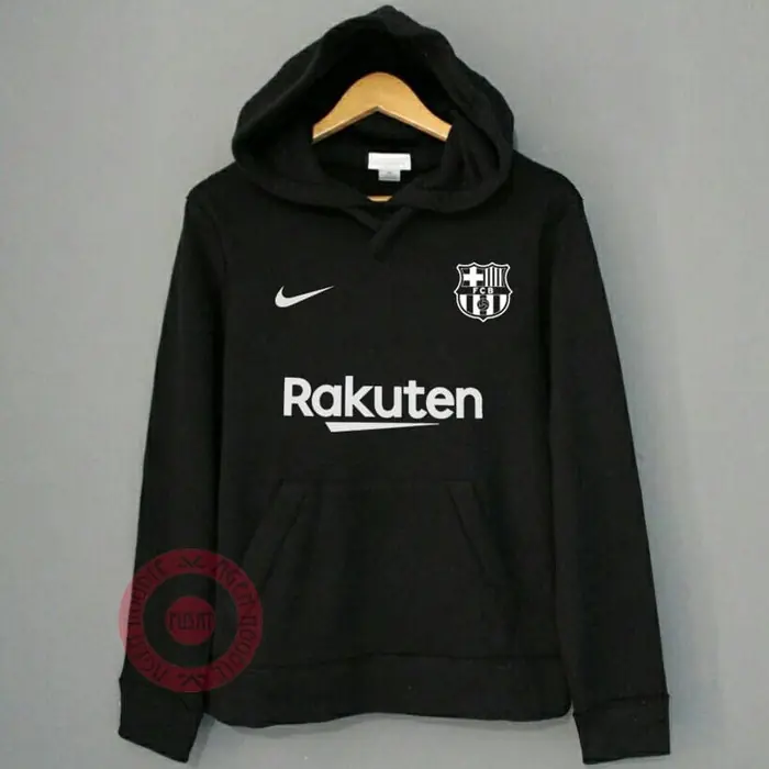 POLERA CON CAPUCHA DE BARCELONA