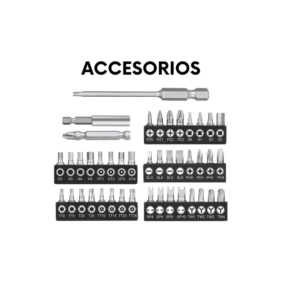 TSDLI04062 Destornillador inalámbrico 4v 5 nm total 6